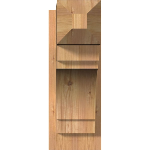 Merced Smooth Craftsman Outlooker, Western Red Cedar, 7 1/2W X 20D X 20H